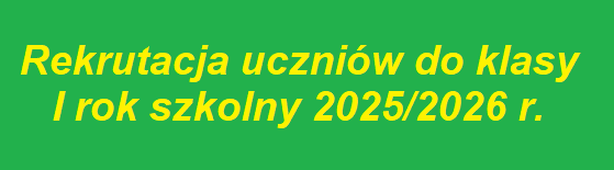 REKRUTACJA UCZNIÓW 2025/2026